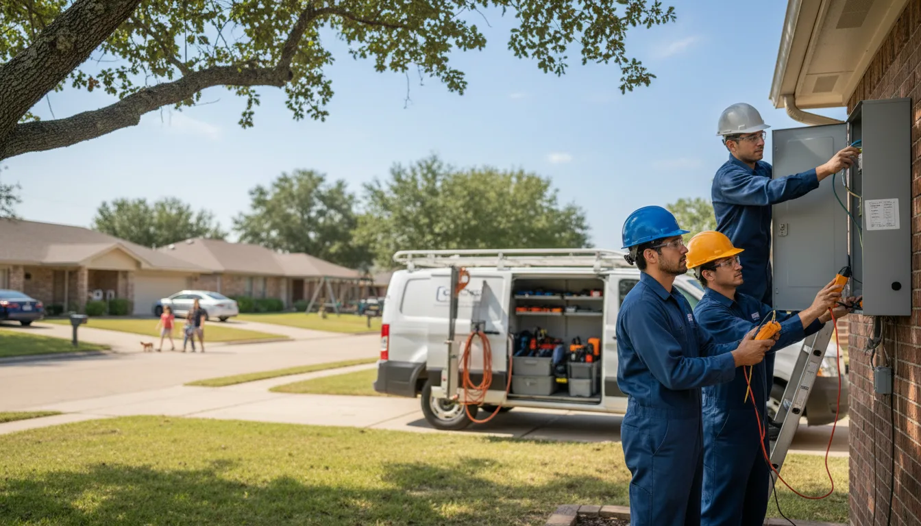 Certified electrician providing emergency electrical services in Marshall, IL